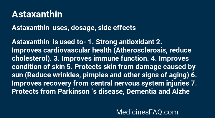 Astaxanthin 